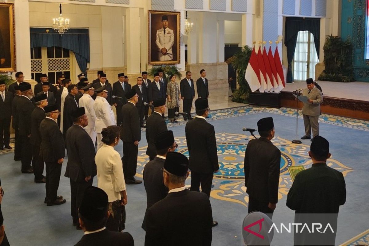 Daftar 25 pejabat & 10 Dubes yang tersebut dimaksud dilantik Prabowo pada Oktober 2025