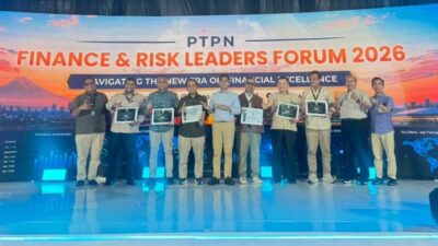 PT Riset Perkebunan Nusantara Raih Penghargaan Best of Improvement MRI Kategori Non Sistemik A pada PTPN Financial and Risk Leaders Forum 2026