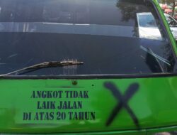 16 Angkot Tua Ditilang dalam Razia Dishub Kota Bogor